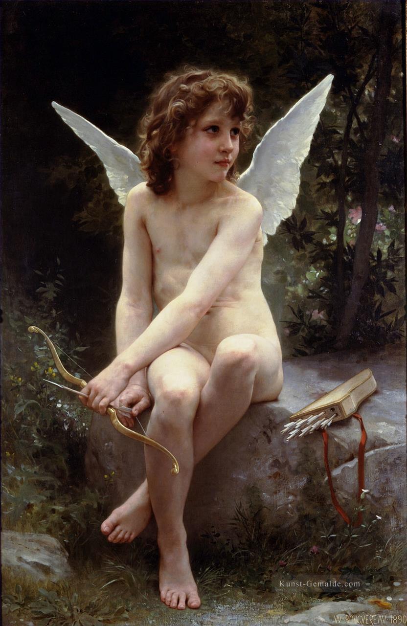 Amour ein LAFFUT Engel William Adolphe Bouguereau Ölgemälde